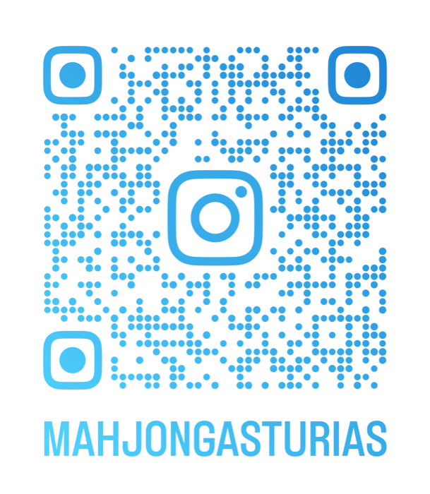 Código QR del perfil de Instagram @mahjongasturias